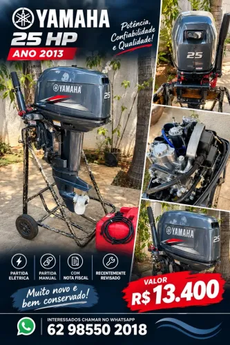 Motor yamaha 25 HP