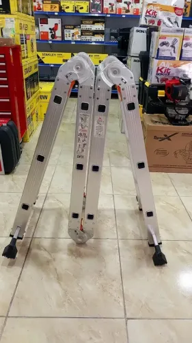 Escada Articulada Alumínio 4x3 3.6m Titanium (Nova)