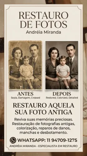 Restauração de fotos