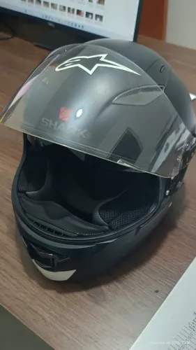 Capacete Shark Vision-R nº 58 preto fosco