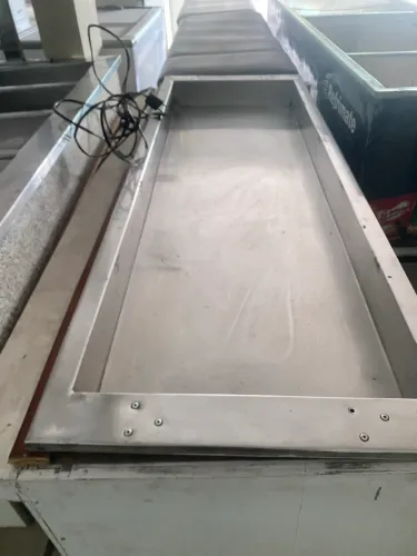 pista refrigerada de sobrepor ou balcão