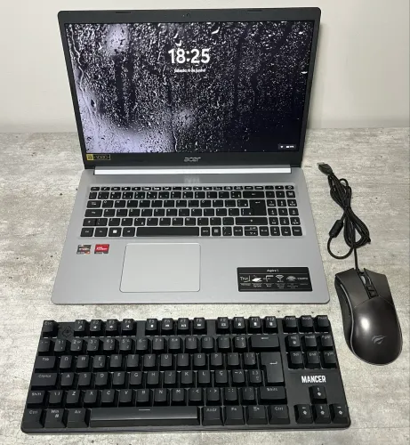 NOTEBOOK ACER ASPIRE 5 - RYZEN 7 5700U | 16GB RAM | SSD NVMe 512GB | TELA IPS FULL HD