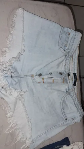 Short jeans polo