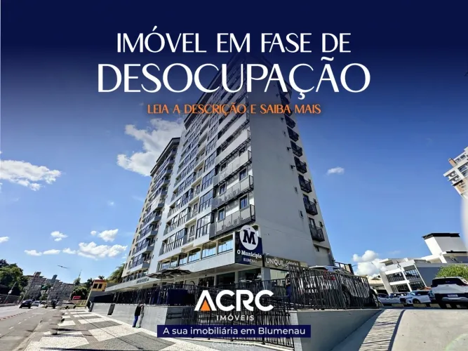ACRC Imóveis - AP10844 - Apartamento para Locação no Centro de Blumenau
