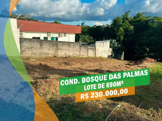 Terreno Cond. Bosque das Palmas - Ponta Negra