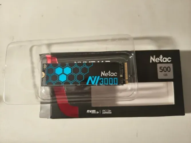 SSD NVME M.2 500GB NETAC NV3000 - NOVO