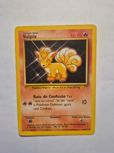 Vulpix MP Base Set Original(ano 2000) 