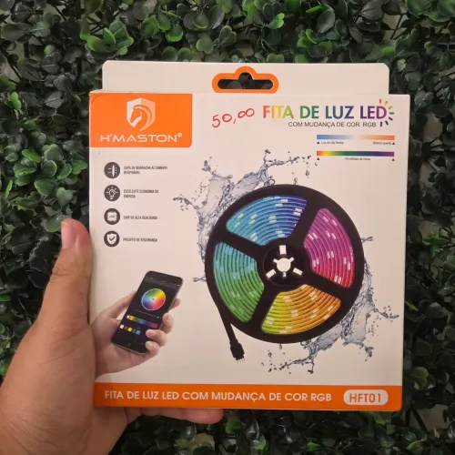 Fita LED H'maston RGB 5 metros (SOMOS LOJA)