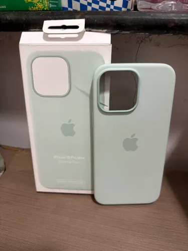 Capa de silicone original Apple para iPhone 16 pro Max