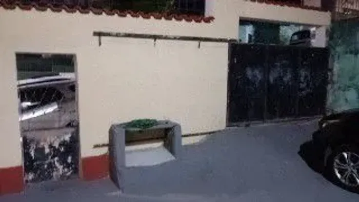 Portão de garagem e social de ferro
