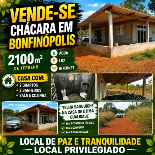 Chacara em Bonfinopolis Uma Região Privilegiada