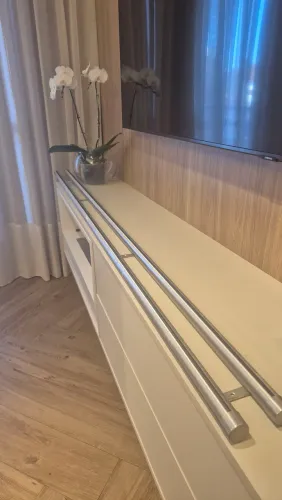 TRILHO SUÍÇO DUPLO DE CORTINAS<br>