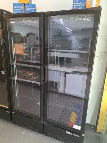 Ac Cervejeira 950lts 2 portas Gelopar total black Carbon