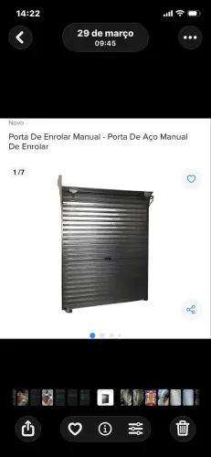 Porta de rolo 1,75/2,10
