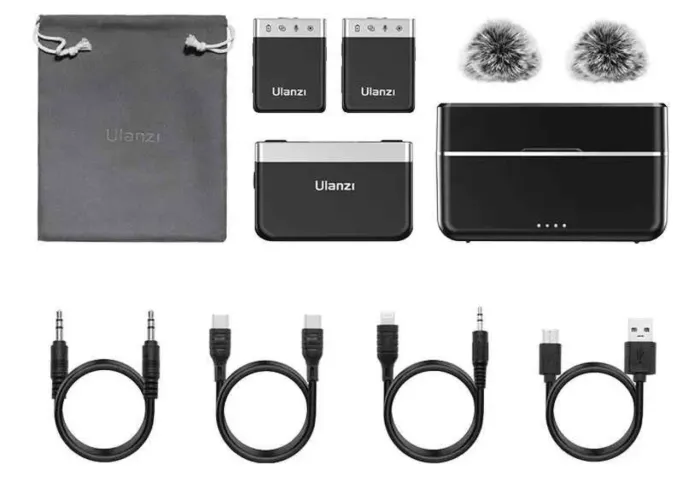 Microfone de Lapela profissional Ulanzi AM18