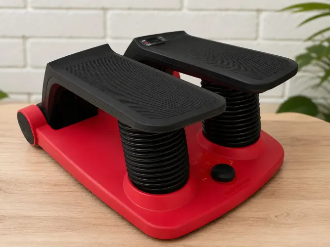 Mini Stepper Fitness Compacto Com Monitor Digital Ajustável<br>