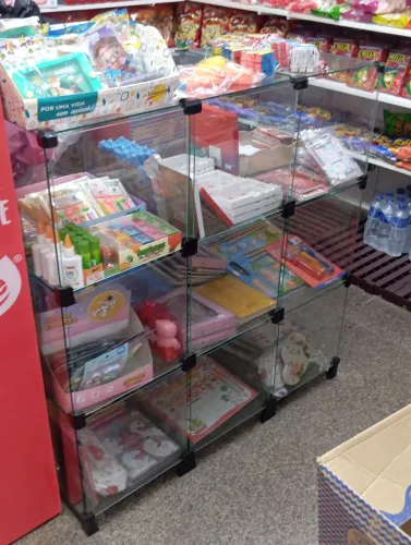 Balcão de vidro