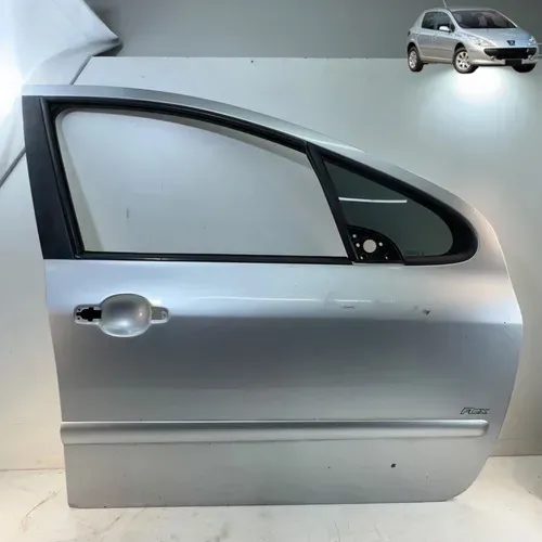 Porta Dianteira Direita Peugeot 307 2006 A 2012 Original Dianteira Direita Cinza