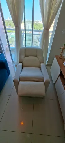 Poltrona Reclinável Suede