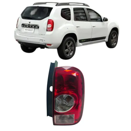 Lanterna Direita Renault Duster 2013 2016 Direito/passageiro Vermelho