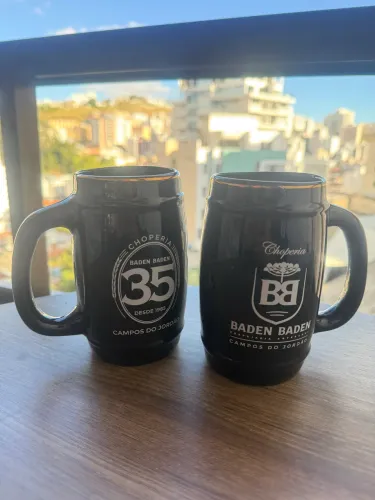 Caneca cerâmica chopp - Baden Baden Campos do Jordão