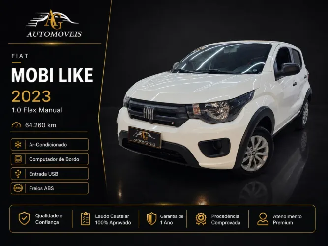 Fiat Mobi Like ON 1.0 Fire Flex 5P. 2023