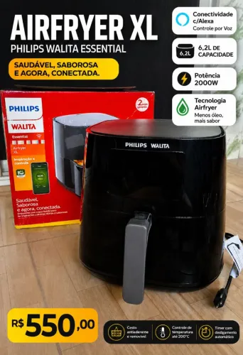 Airfryer XL Philips Walita essencial