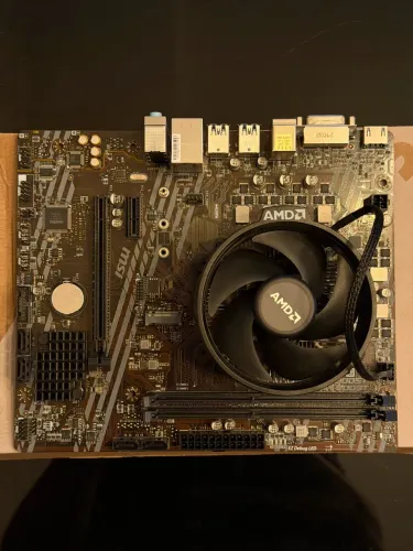 Processador Ryzen 5 4500 AM4 4,1GHz + Placa Mãe MSI A520M-A PRO