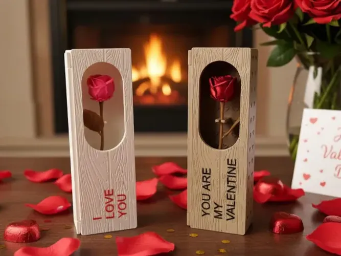 Caixa de Rosas para o Dia dos Namorados