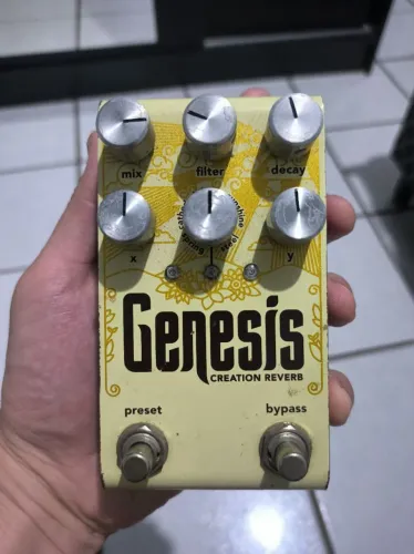 Pedal Reverb Boutique Genesis Creation - King Pedals (Preço de Oportunidade!)