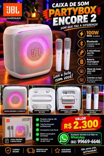Caixa de som JBL 