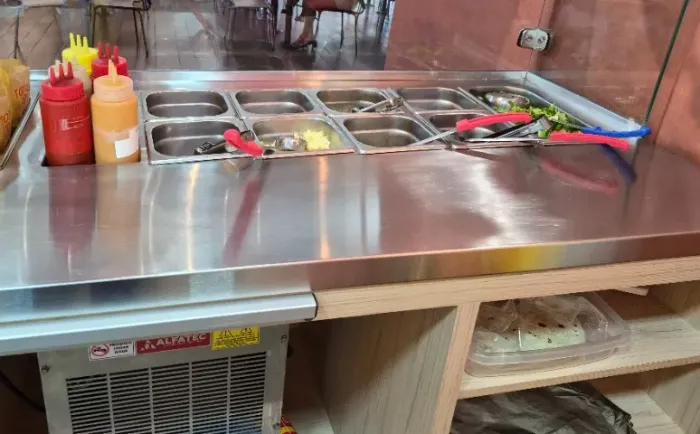 Bancada Alimentos Alfatec Quente e Refrigerada