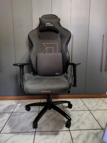 Cadeira Gamer Pichau Omega AMD, Cinza, PG-OMG-AMD01