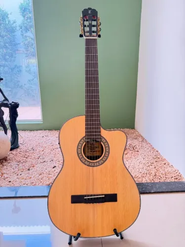 Violão Eletroacústico Tagima Cordas de Nylon( One Classic Serie Walnut) - Aceito Troca