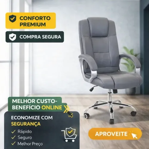 Cadeira Presidente James - Healer Preta