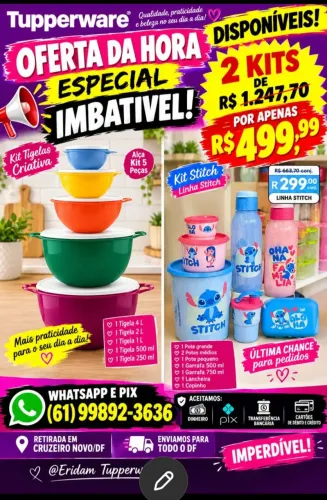 KITS TUPPERWARE ORIGINAIS!