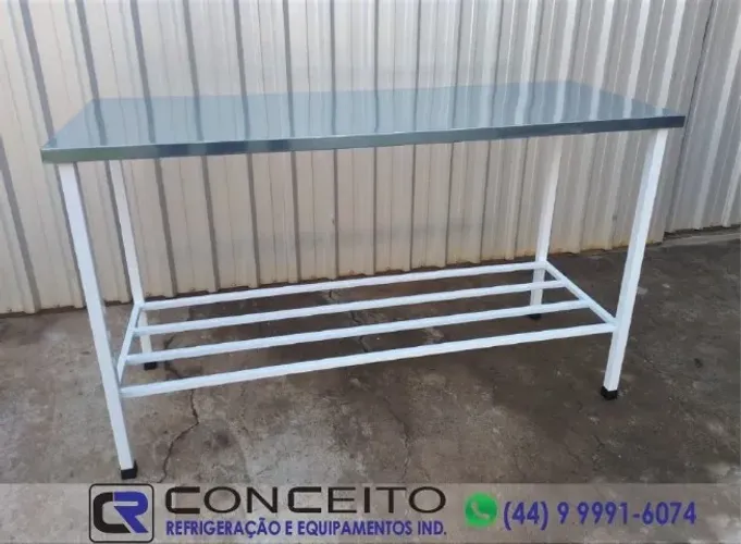 MESA Inox 1,50m Industrial Nova