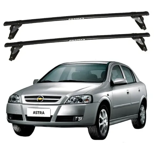 Rack Teto Gm Astra 07 à 11 4PT - Preto Material Aço  - Fácil instalação - VP 953
