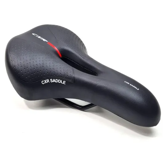 Banco Selim Bicicleta Cxr Mtb Anatômico Vazado Confortável 170mm Largura 9195