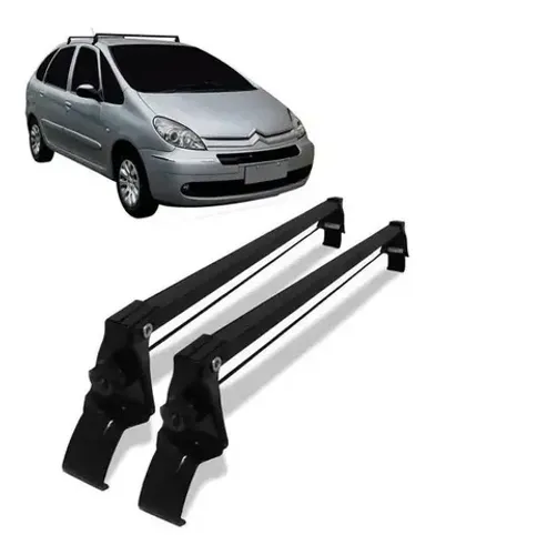 Rack Teto Citroen C4 Picasso 2000 à 2014 - Preto Material Aço - VP 971
