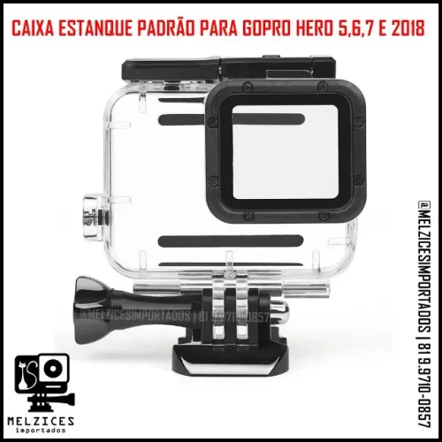 Shoot Caixa Estanque Para GoPro 5 à 7 Black