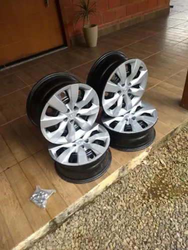 4 Rodas de ferro Corolla Aro 16 5 furos