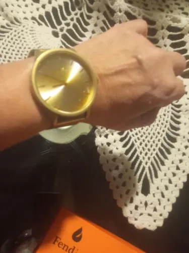 Relógio Chilli beans dourado