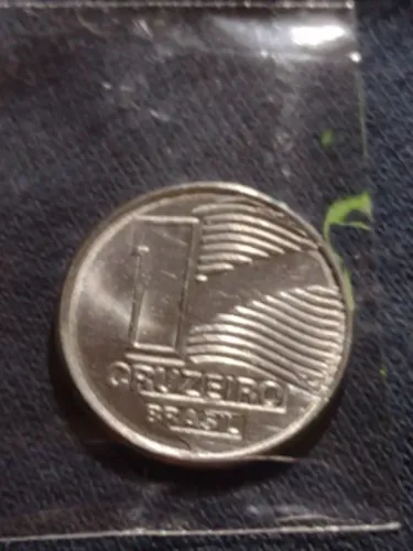 Moedas de 1 cruzeiro de 1990