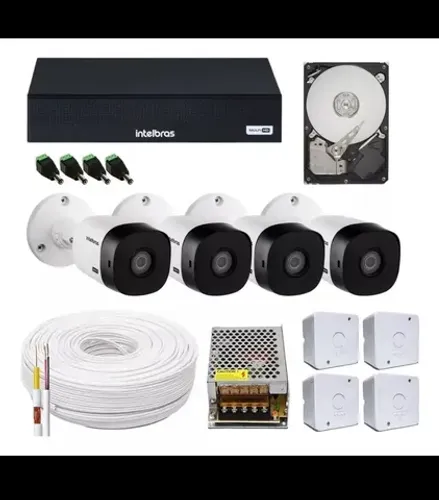 Segurança eletrônica  com câmeras alarmes cerca elétrica 