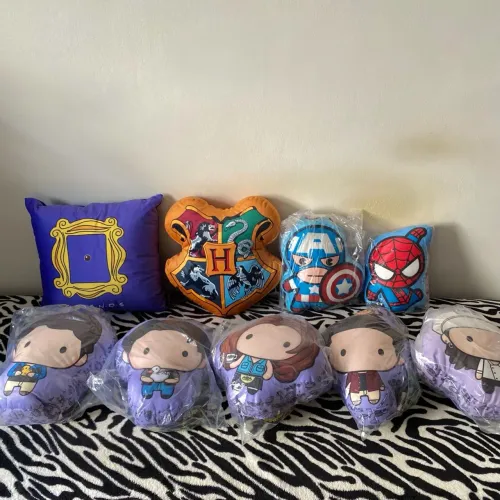 LOTE DE ALMOFADAS PARA LOJA GEEK - ORIGINAIS - 9 UNIDADES