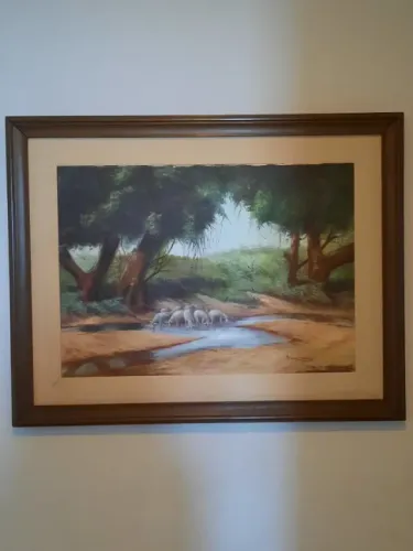 Quadro com moldura - Marluce Siqueira 2004