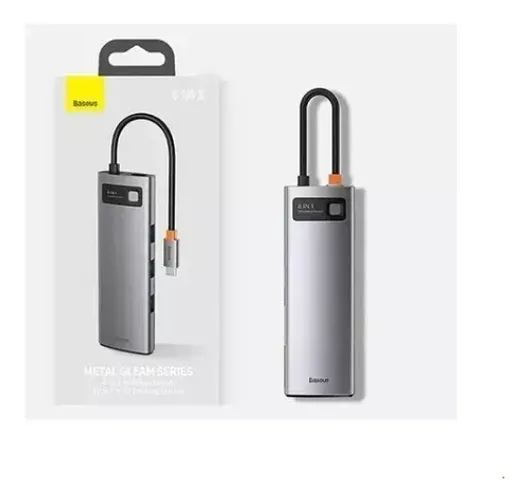 Adaptador Hub Baseus Multifuncional 8 Em 1 Tipo C Macbook M1