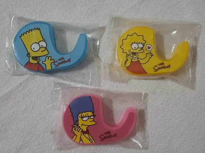 Porta Durex Simpsons (dispensador/suporte) Marge, Bart, Lisa