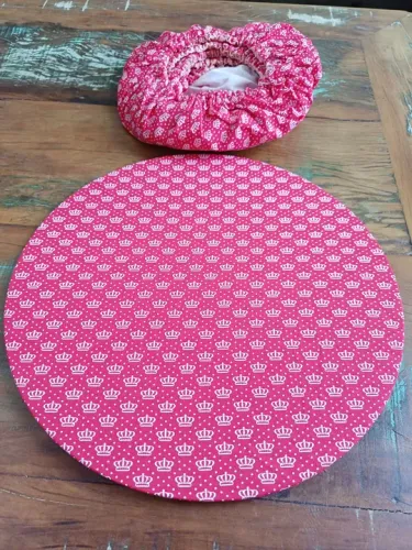 Kit 6 capas de sousplat tricoline 
